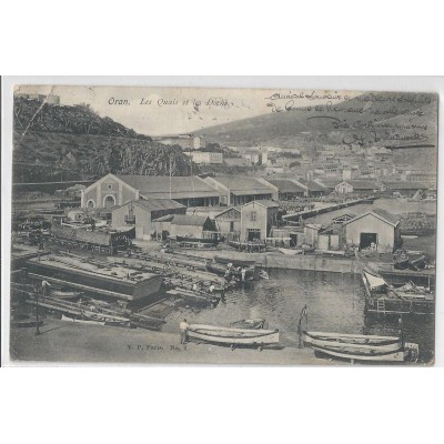Oran - Les Quai et les Docks  - Algérie